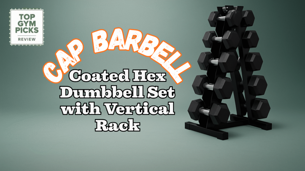 CAP Barbell 150 lb Coated Hex Dumbbell Set with Vertical Rack Review cap barbell 150 lb coated hex dumbbell set with vertical rack review